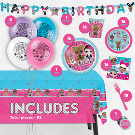 Unique LOL tablecloth 54x84 to protect surfaces and unify party decor