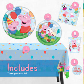 Unique Peppa Pig large plates for main courses and pizza servings