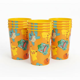 Unique Pokémon 12-pack cups with front artwork for kids' parties