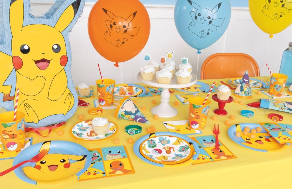 Unique Pokémon cups are easy to clean and reuse after playdates