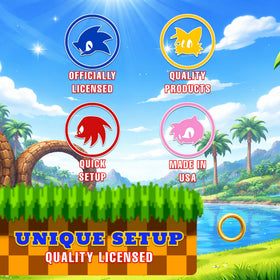 Unique Sonic officially licensed merchandise ensures high-quality party supplies.