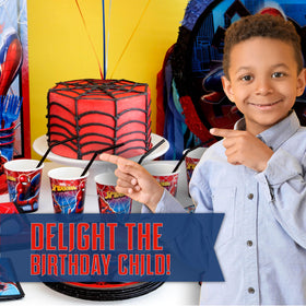 Unique Spider-Man character masks provide quick party games and photo moments