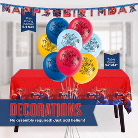 Unique Spider-Man 9-inch plates ideal for pizza snacks and cake slices