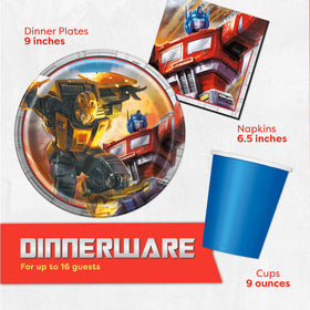 Unique Transformers tattoos provide fun, temporary flair for guests.