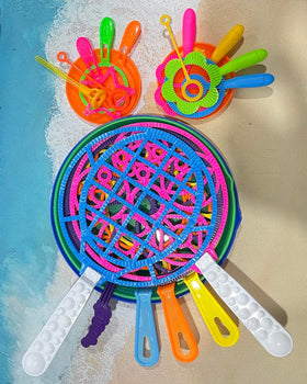 Unistylar children outdoor bubble play promoting active, social fun.