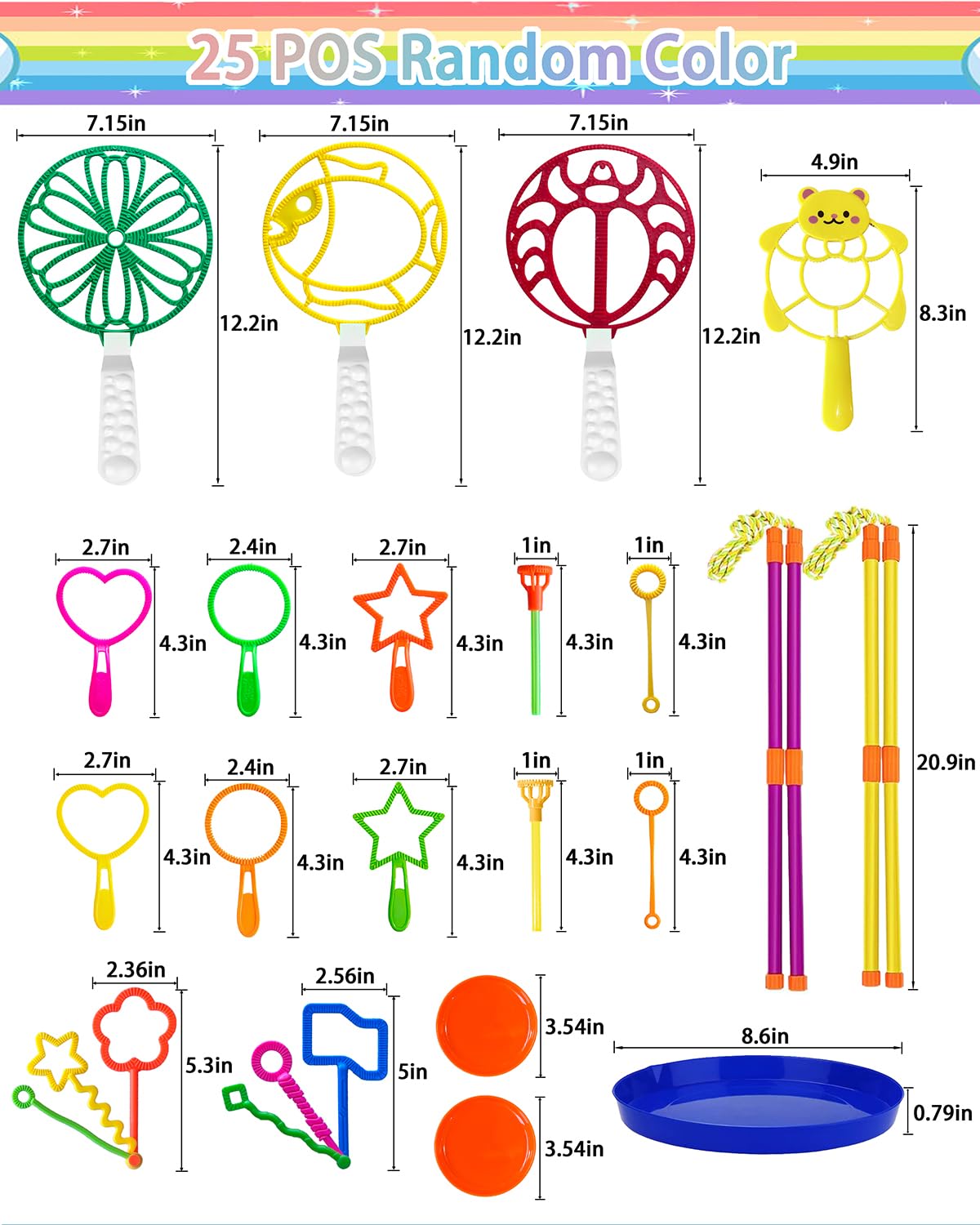 Unistylar double-handled rope wand creates dramatic bubble trails for groups.