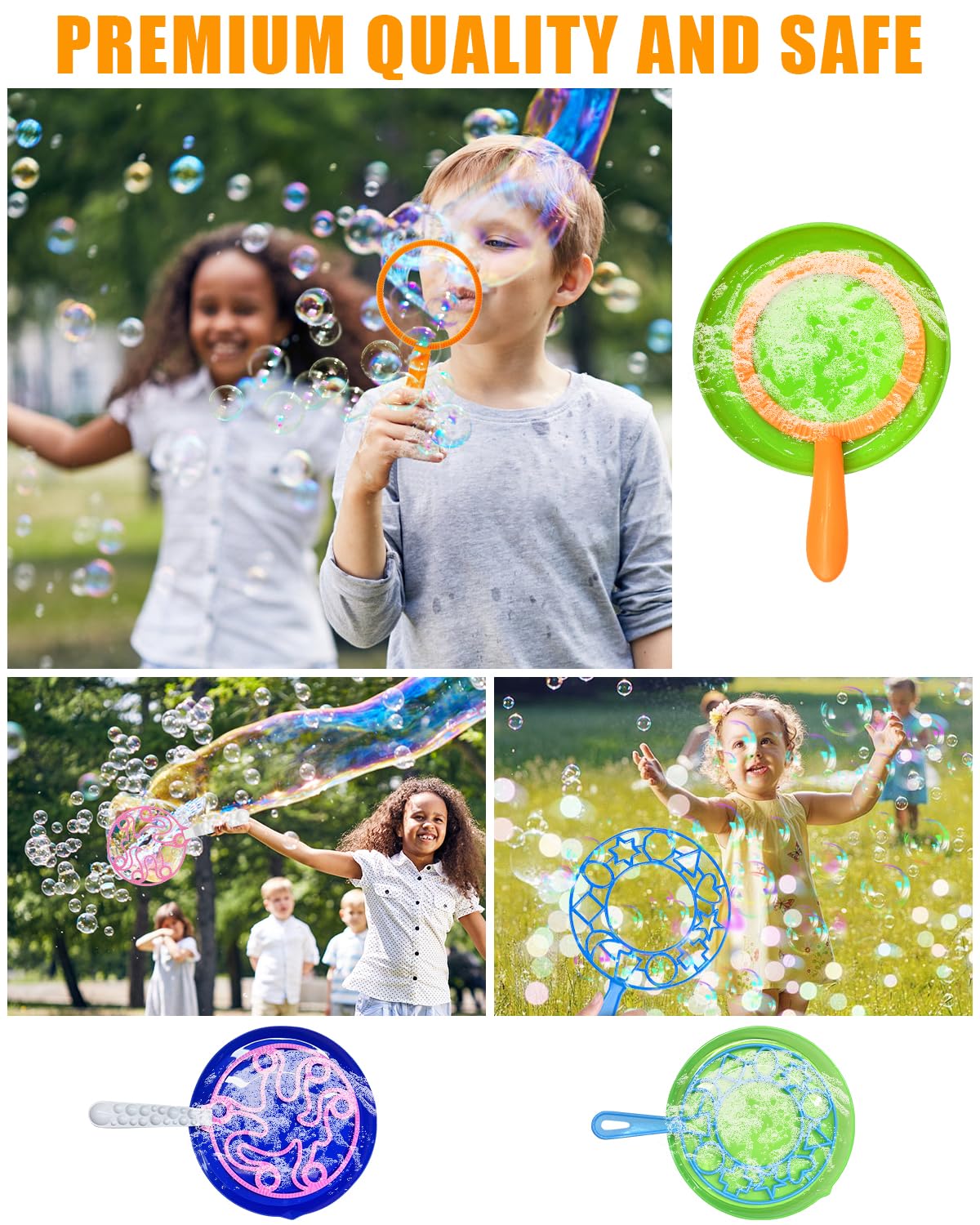 Unistylar outdoor bubble set in action during a sunny park day