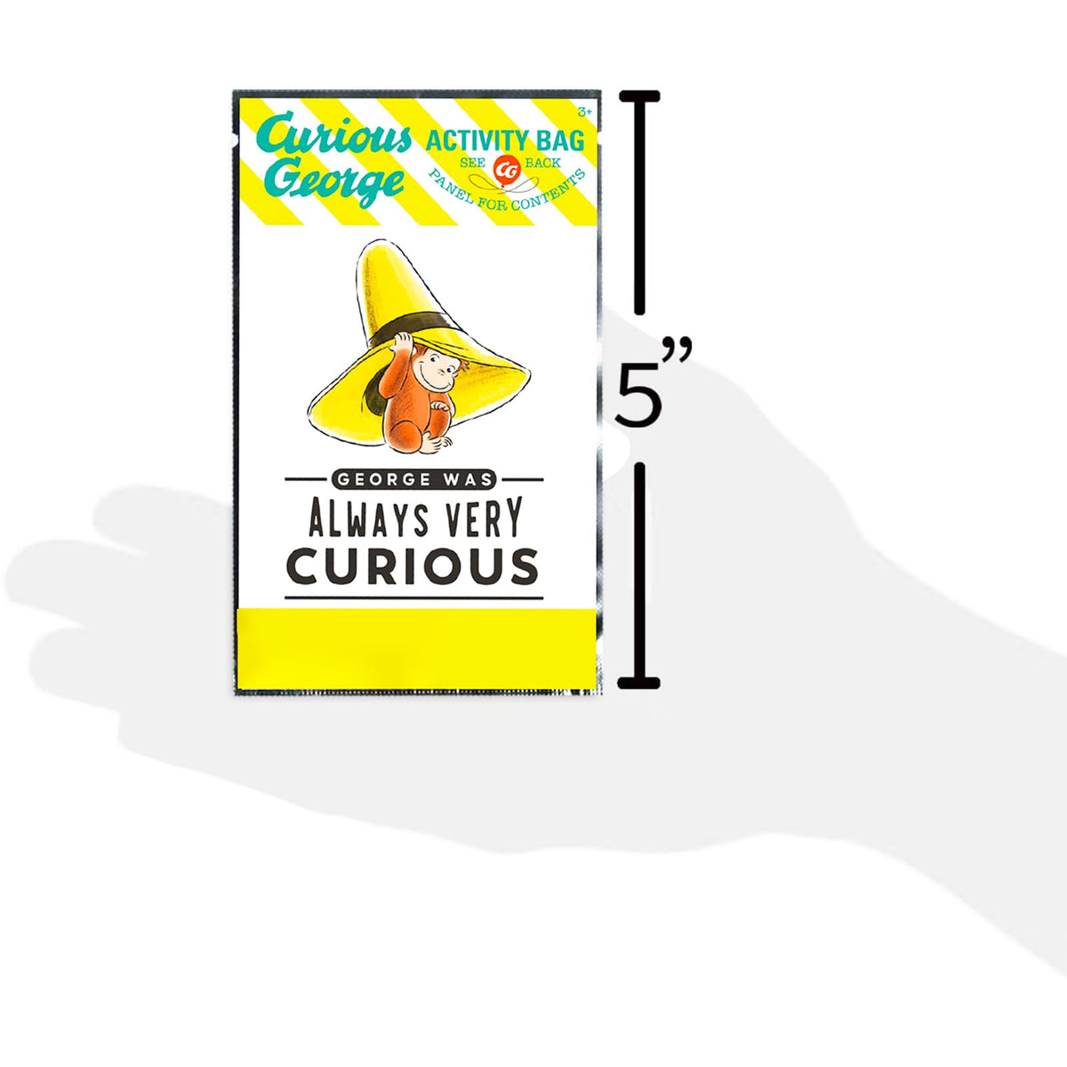 Curious George mini packs complement existing décor for a cohesive party look.