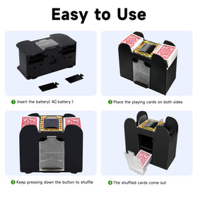 Battery compartment view highlights portable power for party games.