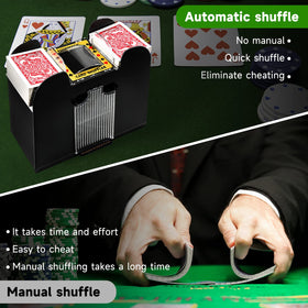 Compact and sturdy ABS construction of the Unniweei shuffler.