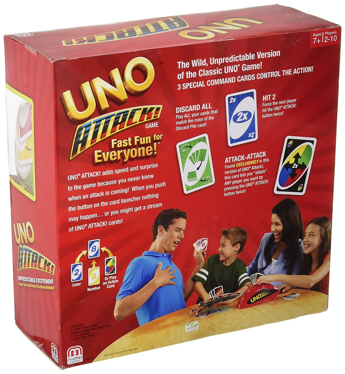UNO Attack! colorful cards spread for quick, engaging play