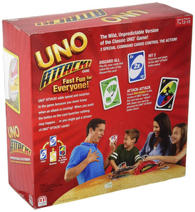 UNO Attack! colorful cards spread for quick, engaging play