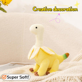 unsnurnoch dino plush decorative piece, bright yellow accent for bedroom