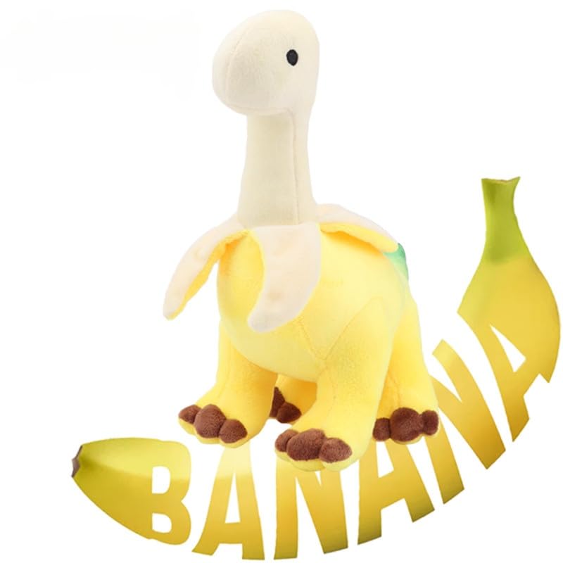 unsnurnoch yellow banana-dinosaur plush, perfect party favor