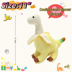 unsnurnoch soft yellow dinosaur plush, creative design sparks imaginative play