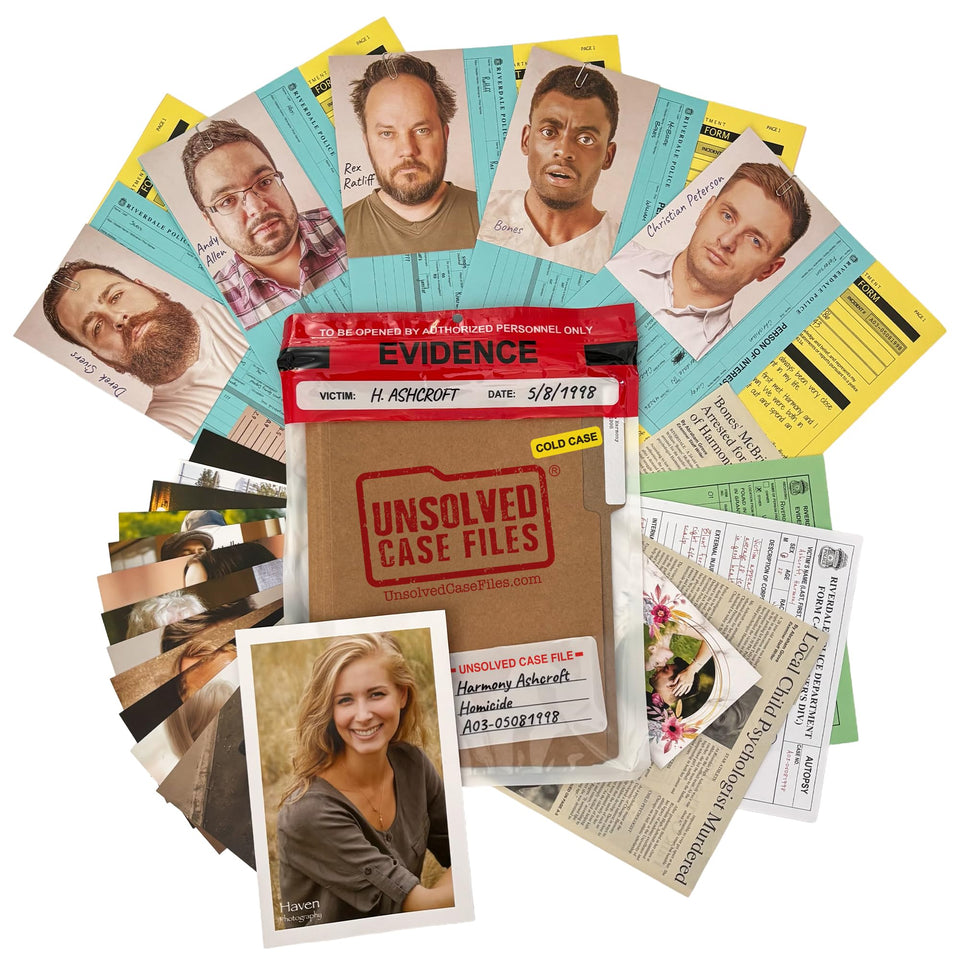 Unsolved Case Files ashcroft-harmony cover image, immersive cold-case mystery experience.