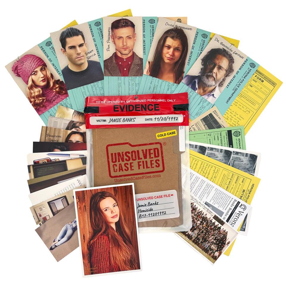 Unsolved Case Files Banks murder case files for immersive detective gameplay