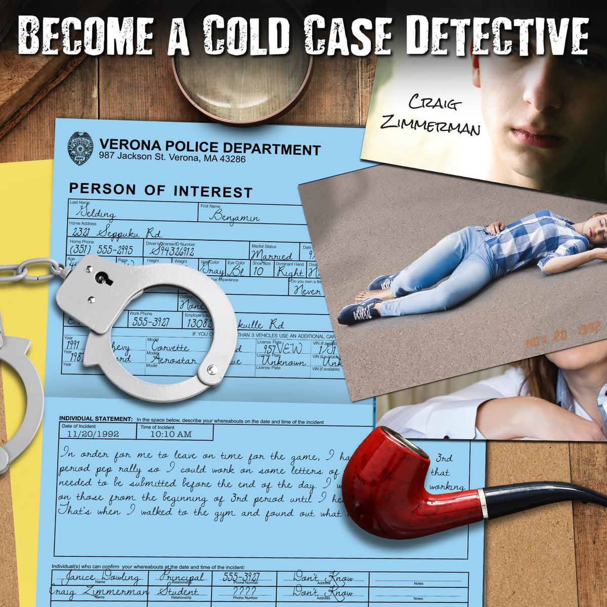 Unsolved Case Files Banks murder witness statements for spotting inconsistencies