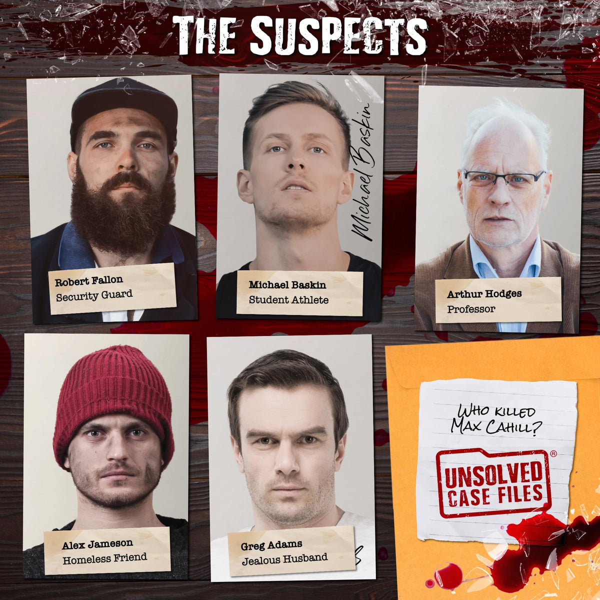 Unsolved Case Files Cahill Max map of the crime scene for spatial reasoning