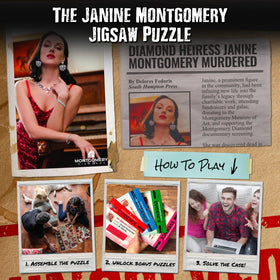 Unsolved Case Files evidence board—helps track clues during play.