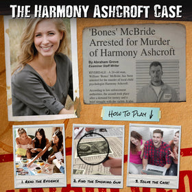 Unsolved Case Files evidence photos and documents for clue gathering.