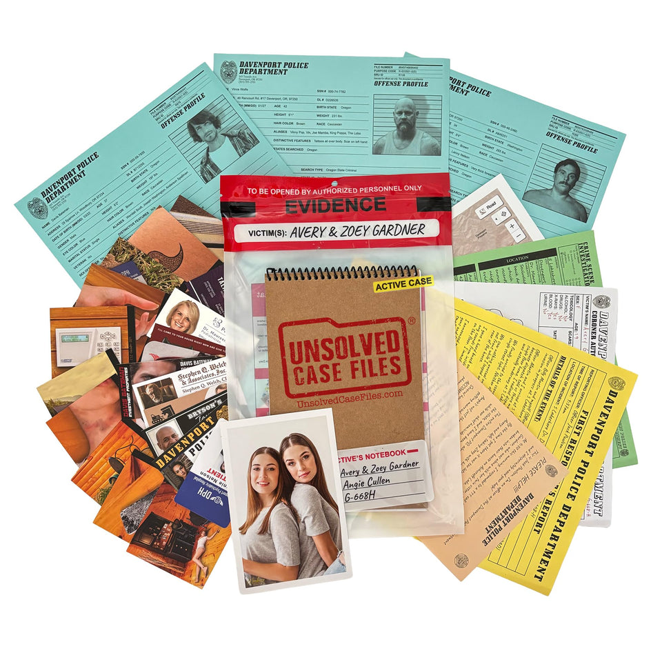 Unsolved Case Files Gardner Avery cover, inviting you into the mystery.
