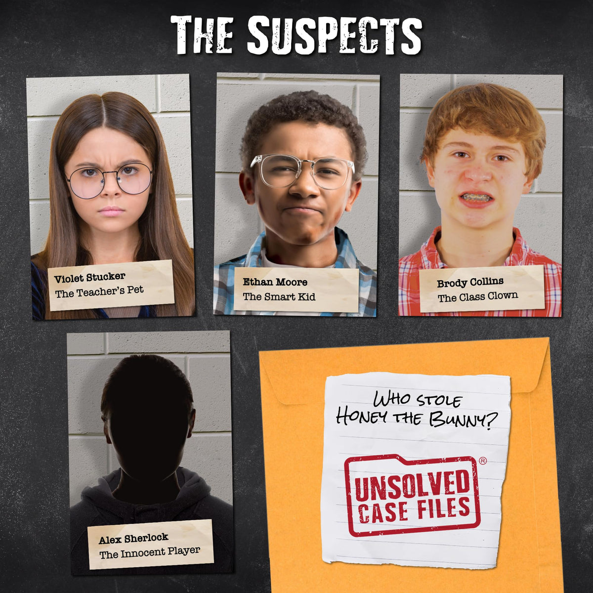 Unsolved Case Files classroom-docs add realistic details for immersion.
