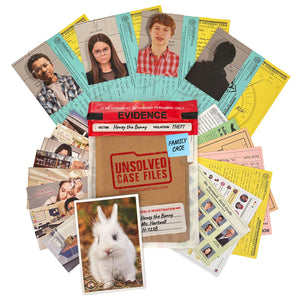 Unsolved Case Files Honey the Bunny missing bunny map supports family clue mapping.