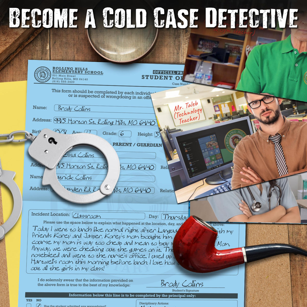 Unsolved Case Files puzzle-pack fuels critical thinking during play.