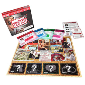 Unsolved Case Files janine montgomery cover—brand packaging inviting immersive detective play.