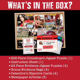 Unsolved Case Files mini puzzles setup—quick investigative challenges for quick wins.