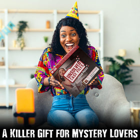 Unsolved Case Files mystery gift box—great for game night.