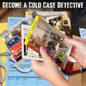 Unsolved Case Files newspaper articles collage adds timeline clues