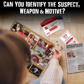 Unsolved Case Files weapon clue—hint toward suspects.