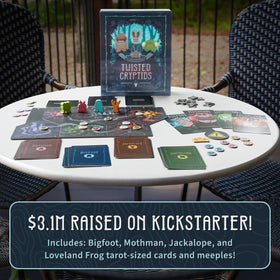 Unstable Games Twisted Cryptids action cards, durable components for repeated sessions.
