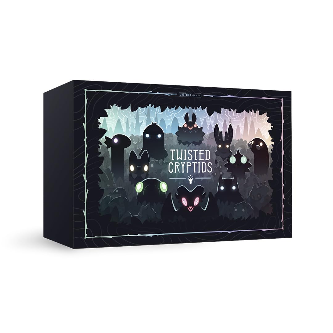 Unstable Games Twisted Cryptids Big Box central playmat keeps card setup organized and efficient