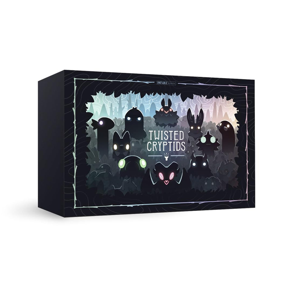 Unstable Games Twisted Cryptids Big Box central playmat keeps card setup organized and efficient