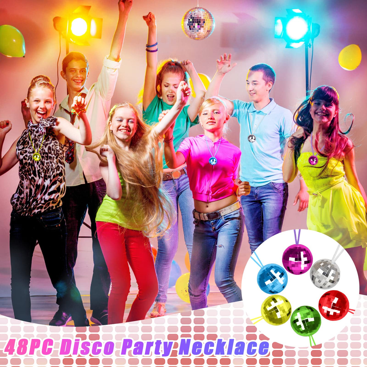 Uoeo 70s disco party favors energize outfits and capture festive moments