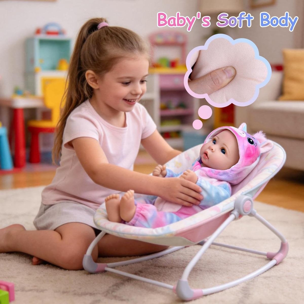 UOFTKIZ Birth certificate and outfits expand storytelling and dress-up play.