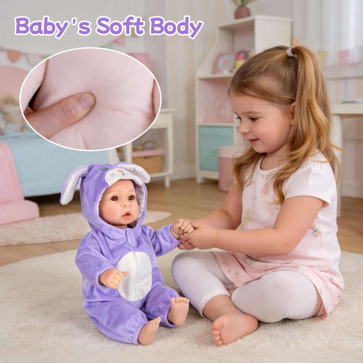 UOFTKIZ cuddly bedtime companion supports calm evenings and comforting snuggles.