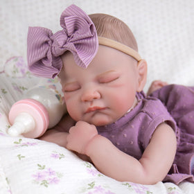 UOFTKIZ newborn doll soft plush cloth body for gentle cuddles