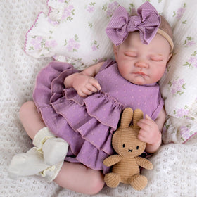 UOFTKIZ realistic newborn doll face detail for lifelike play