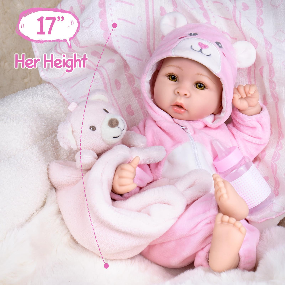Child-safe materials used in UOFTKIZ doll for worry-free play