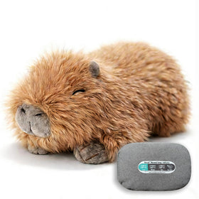 Uoozii Capybara weighted plush front view for a comforting hug.