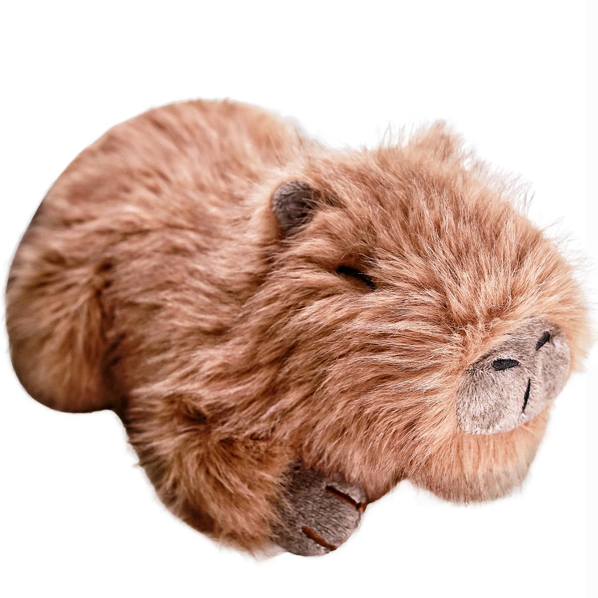 Uoozii Capybara weighted plush washable cover for easy cleaning.