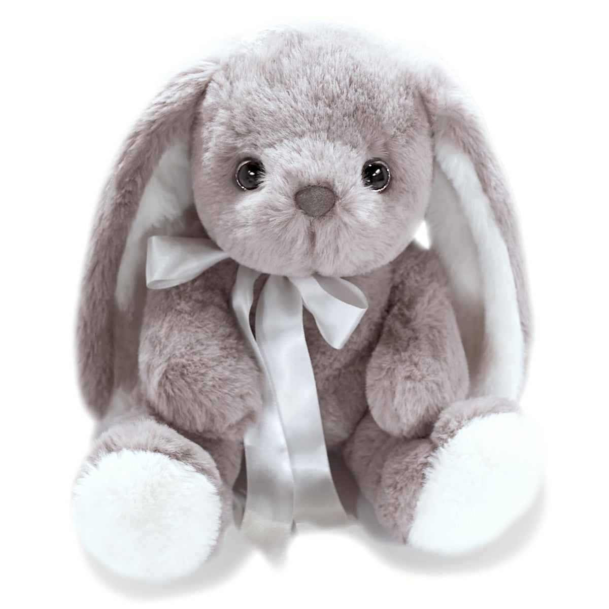 uoozii warmable bunny closeup shows anti-shedding fabric for cleaner play