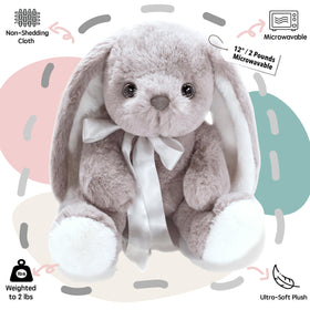 uoozii warmable bunny packaging indicates gift-ready warm option