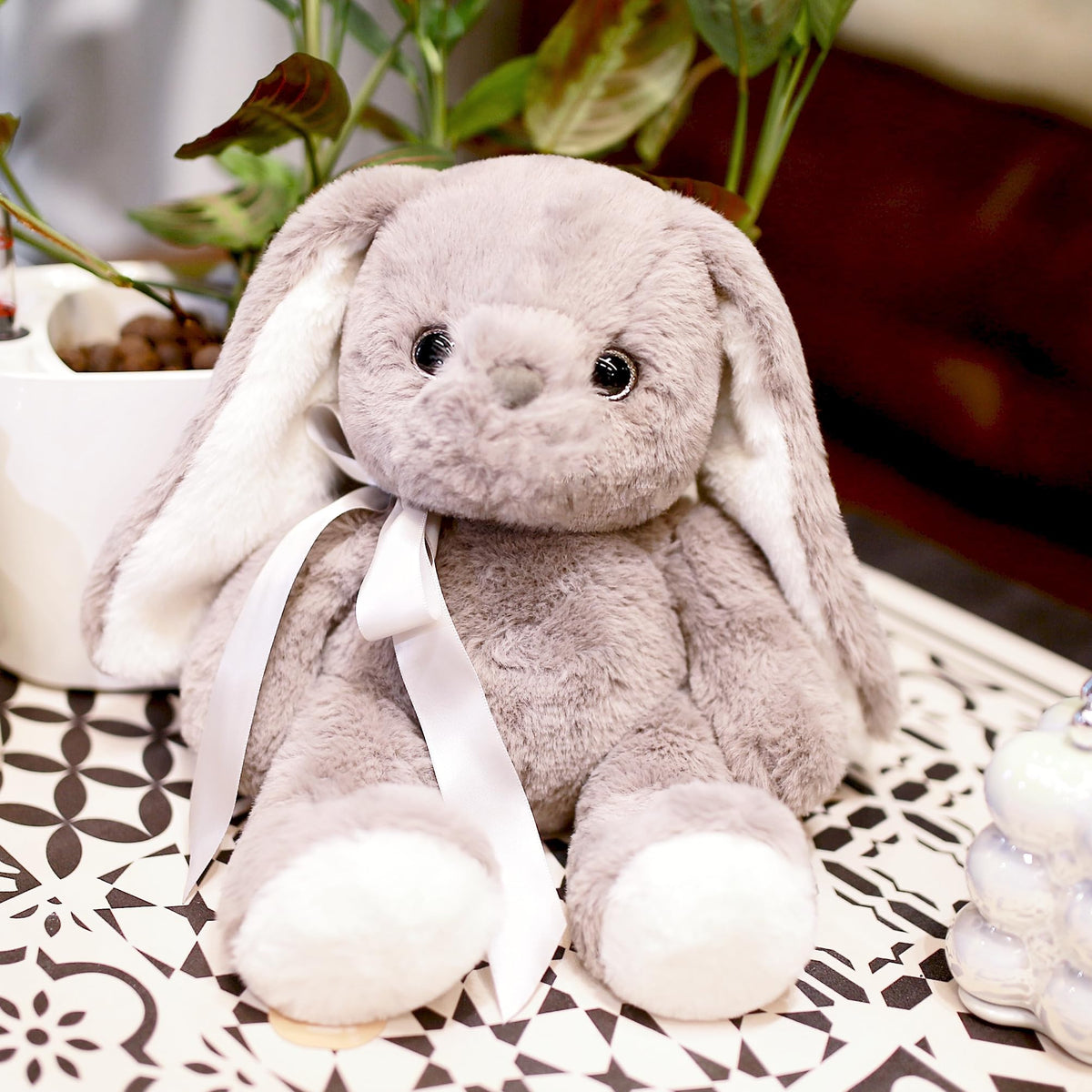 uoozii warmable bunny soft weight promotes soothing sensory cuddle