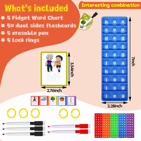 UPDOPEF dry-erase-markers enable repeated word-building without mess