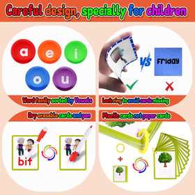 UPDOPEF interactive-flashcards pair with board play for multisensory learning